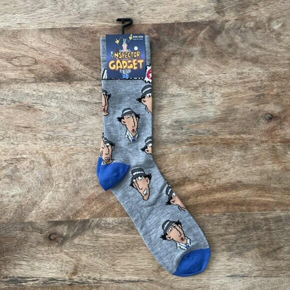 5/$20 NEW Adult Inspector Gadget Socks - Picture 1 of 3